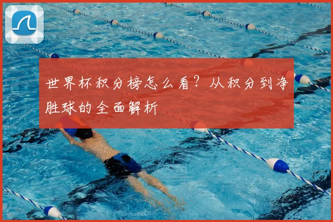 世界杯积分榜怎么看？从积分到净胜球的全面解析